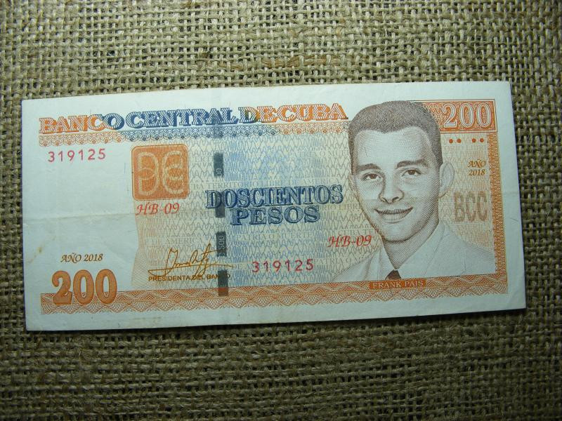 Kuba 200 peso, 2018, VF (A1)