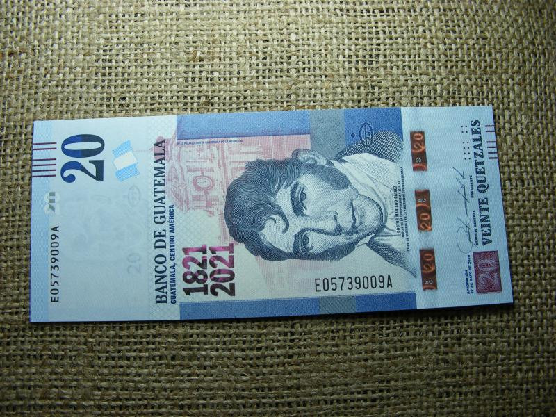 Guatemala 20 Quetzal, 2020, UNC