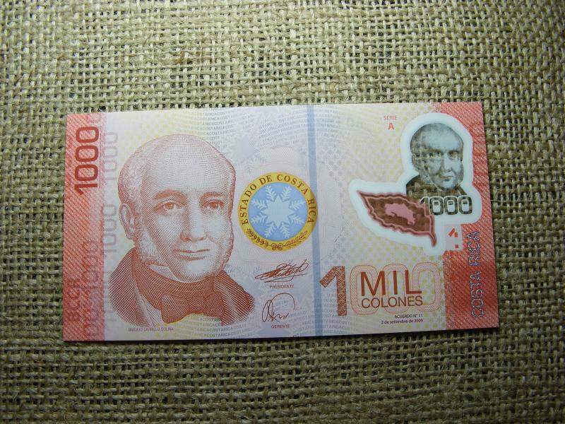 Costa Rica 1 mil colones, 2009, UNC, (A1)