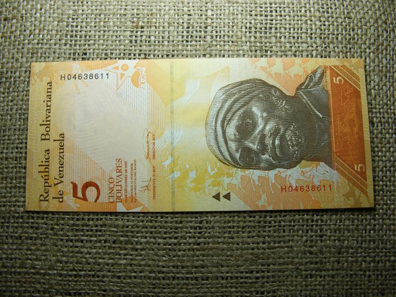 Venezuela 5 bolivares, 2008, UNC (A1)