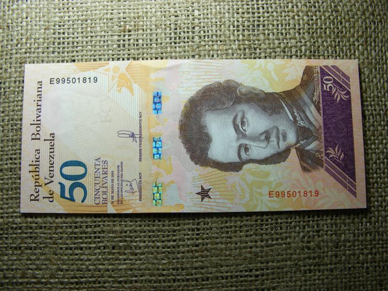Venezuela 50 bolivares, 2018, UNC, (A1)