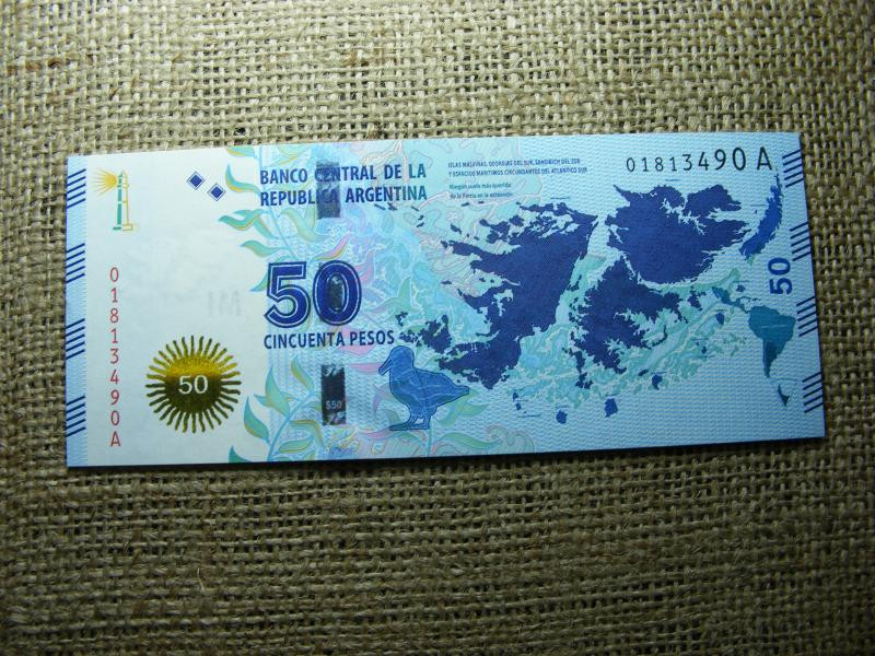 Argentína 50 peso, 2015, UNC