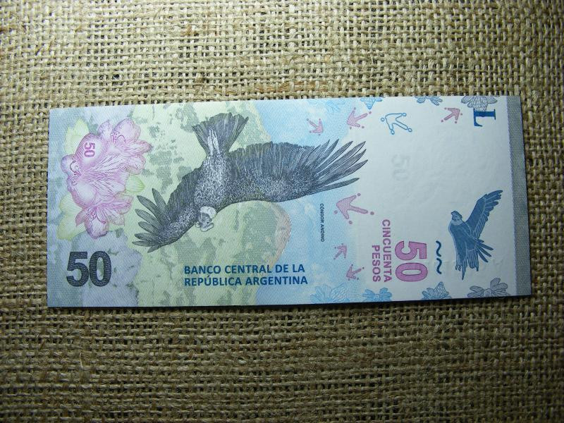 Argentína 50 peso, 2018, UNC (A1)