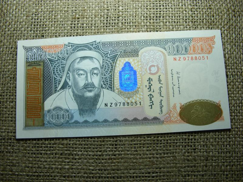 Mongólia 10000 tugrik, 2014, UNC, A3