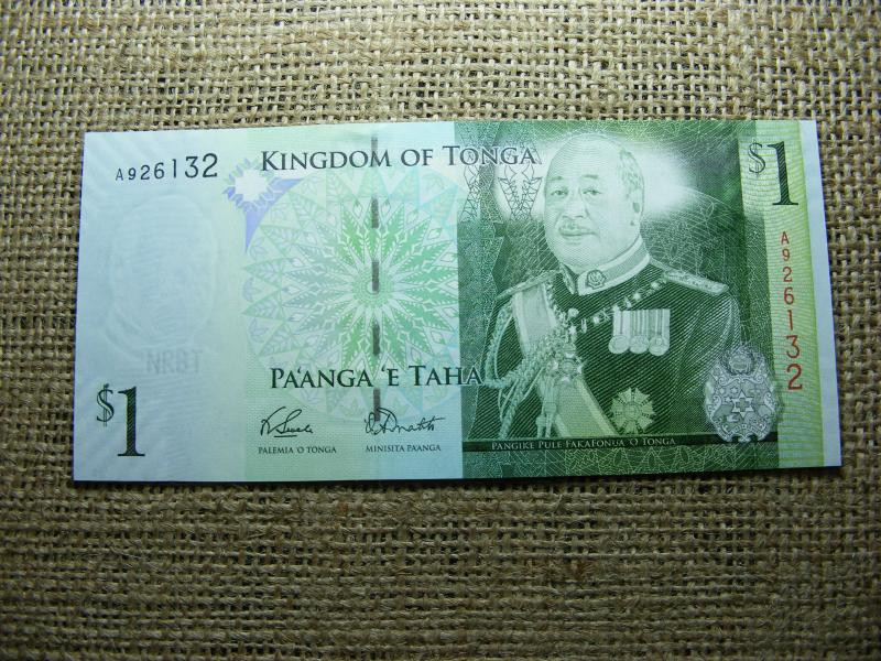 Tonga 1 Pa anga bankjegy, 2009, UNC, A4