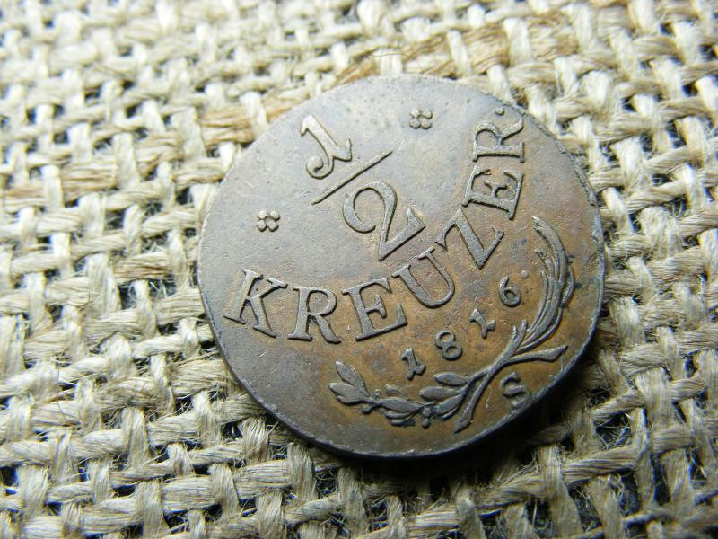 1/2 Krajcár, 1816, S