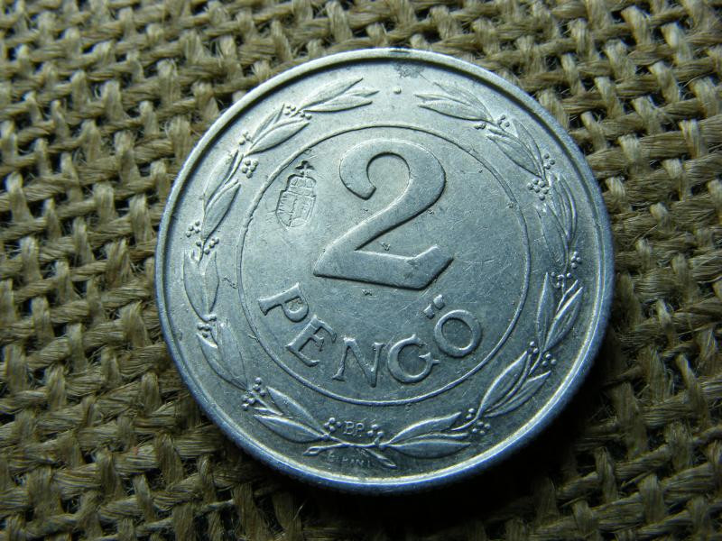 2 pengő, 1941, Magyarország címer