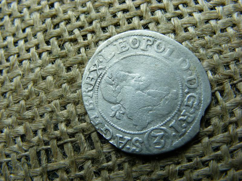 Lipót I. 3 krajcár, 1685, ezüst