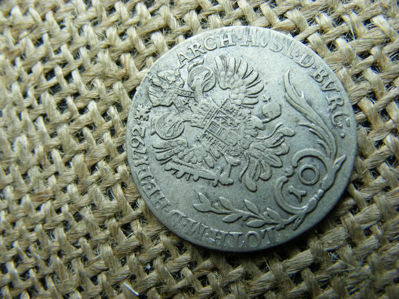 II. Lipót ezüst 10 krajcár, 1792 B, ritka
