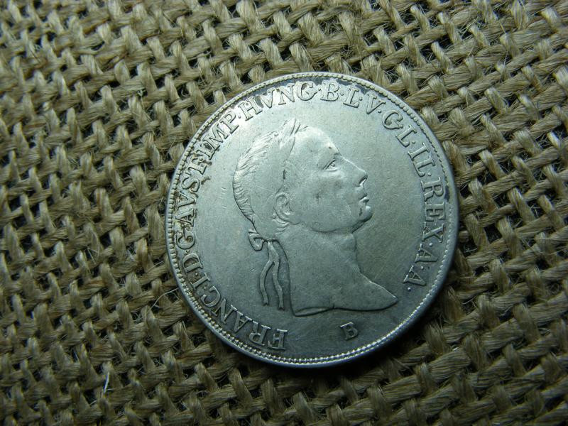 Ferenc, 20 krajcár, 1834, B verőjel