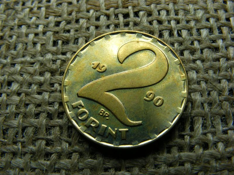2 Forintos Érme, 1990