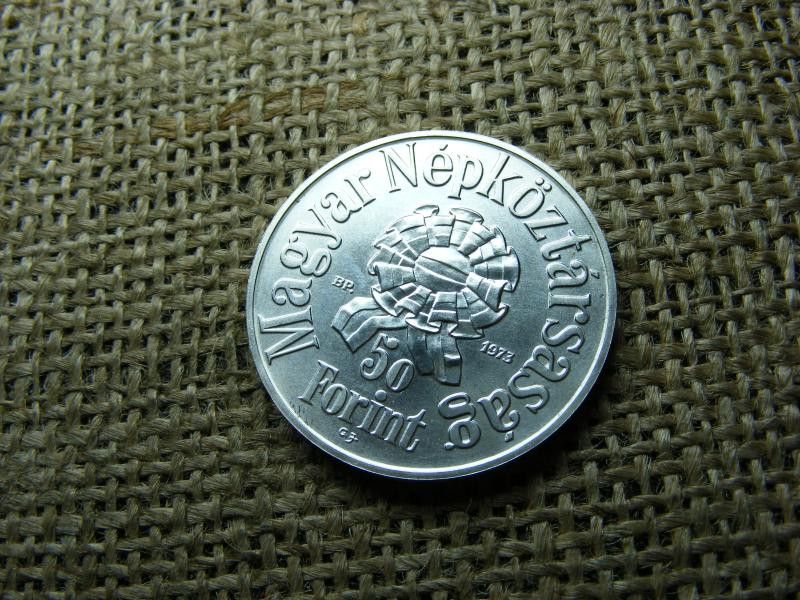 Ezüst 50 forint, 1973, BU
