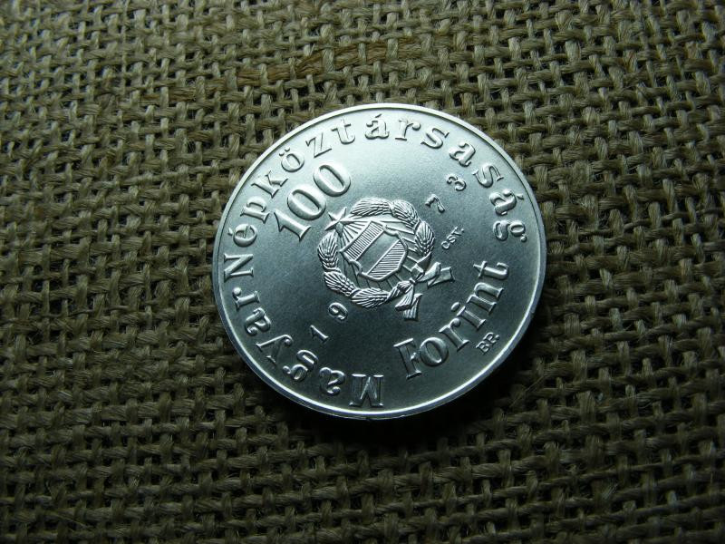 Ezüst 100 forint, 1973, BU