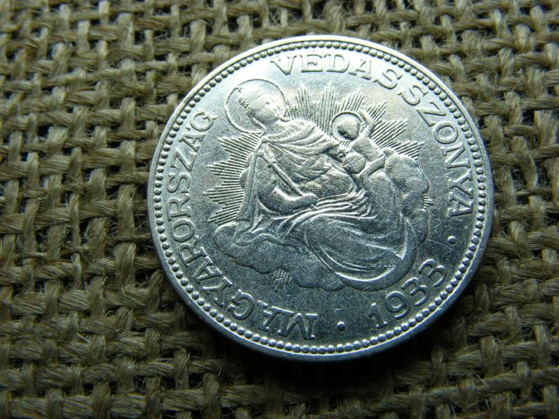 Ezüst 2 pengő, 1933