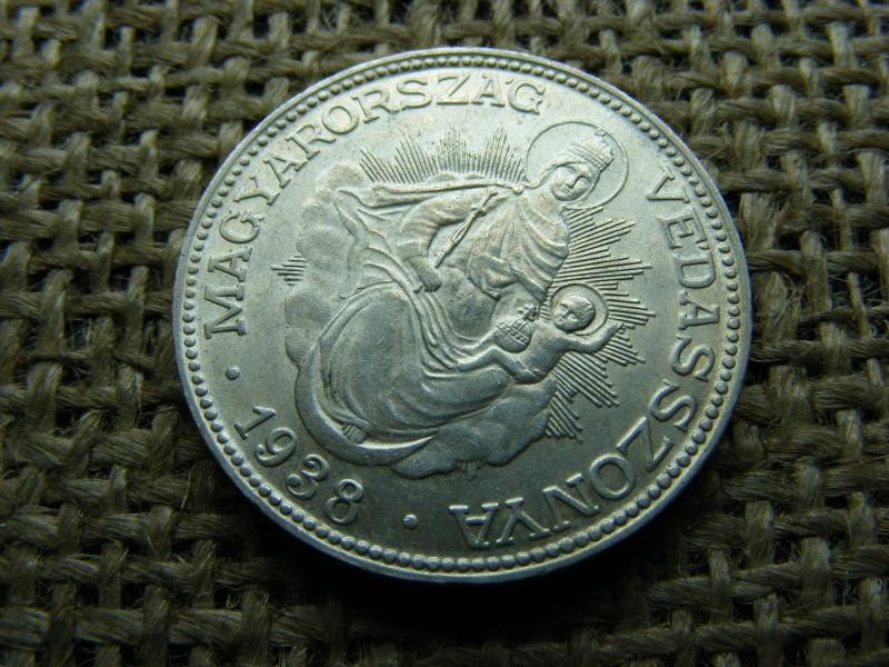 Ezüst 2 pengő, 1938