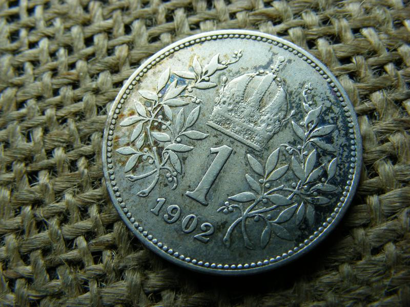 Ezüst 1 korona, 1902, Corona