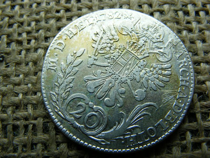 József, 20 krajcár, 1782, ezüst