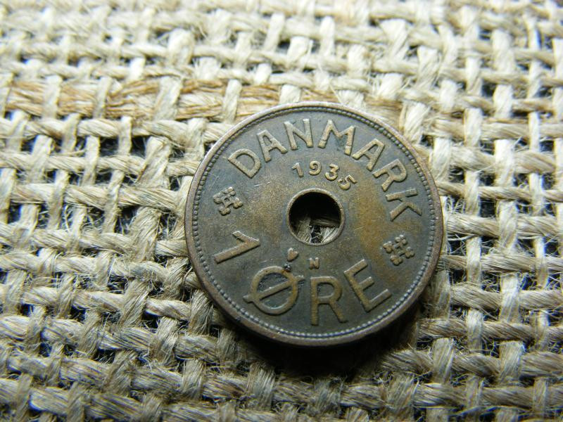 Dánia 1 öre érme, 1935