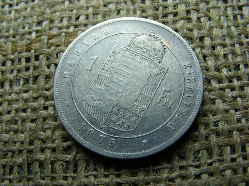 Ezüst 1 forint, 1875, Ferenc József