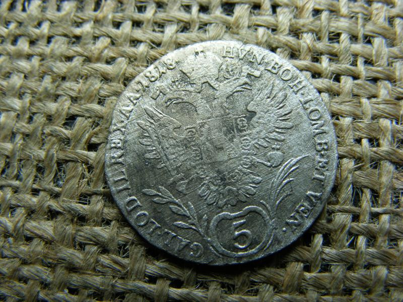 Ezüst 5 krajcár, 1818 B