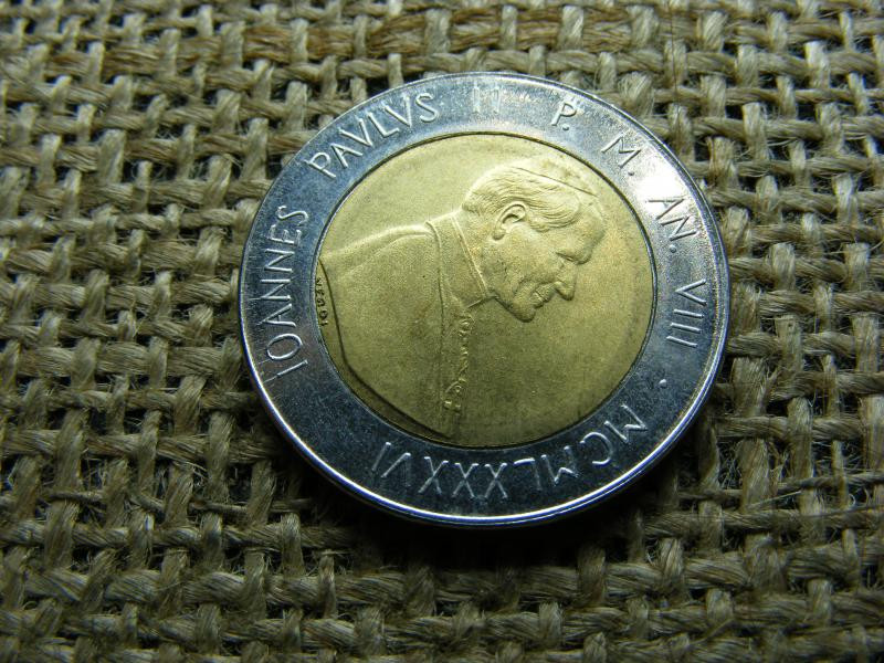 Vatikán 500 líra 1986, Ioannes Paulus II