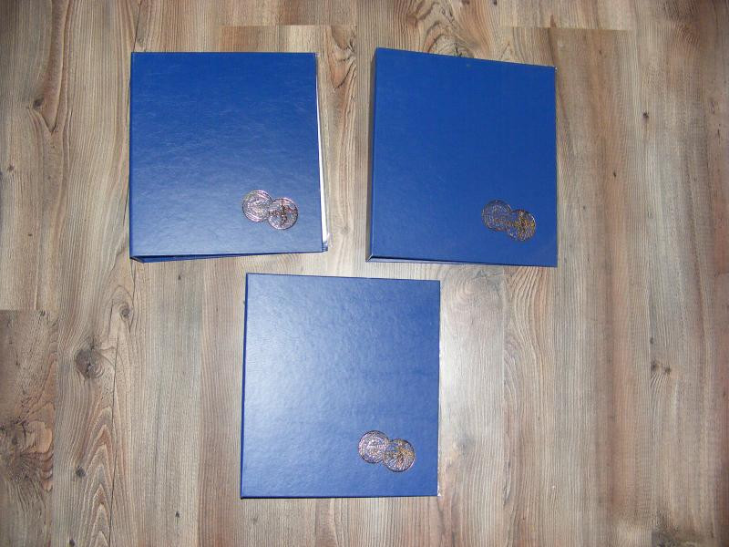 Leuchtturm Optima Érmealbum, 5 Lapos, Bővíthető, Kék