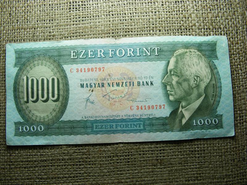 1000 forintos bankjegy, 1983, C sorozat