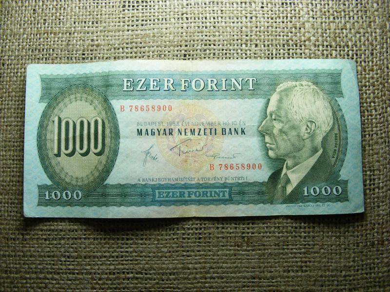 1000 forintos bankjegy, 1983, B sorozat