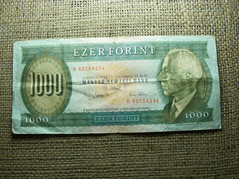 1000 forintos bankjegy, 1993, D sorozat
