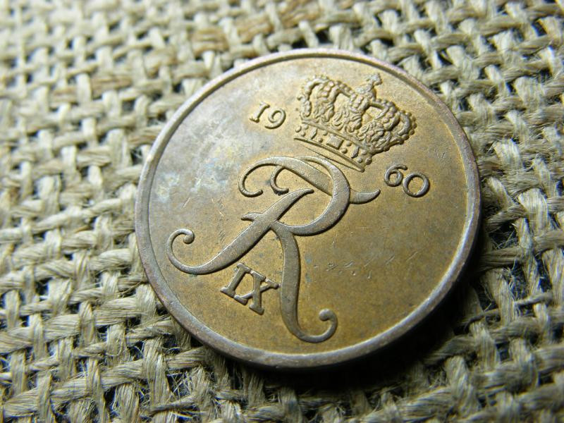 Dánia 5 öre, 1960, ritka
