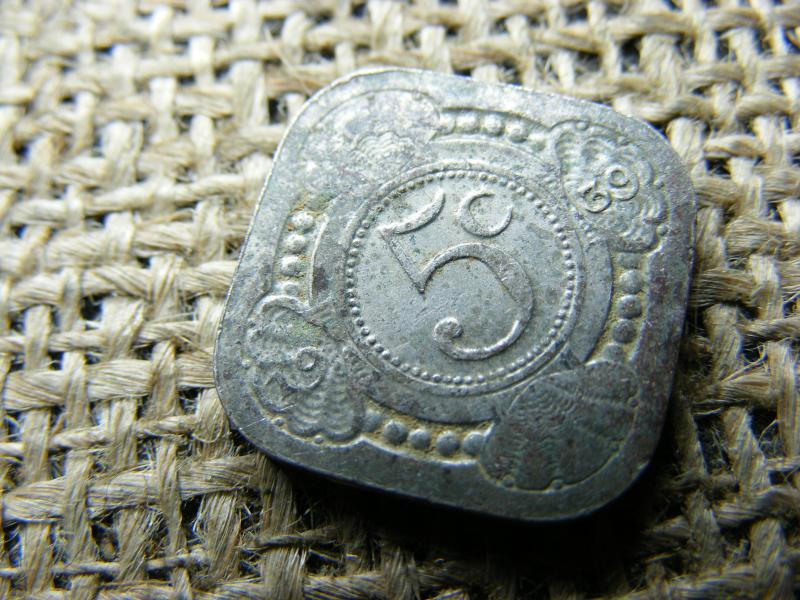 Hollandia 5 cent, 1939, fémpénz