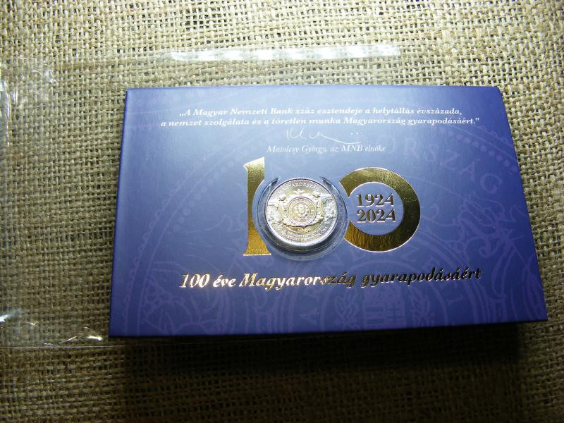 100 Forint, 2024, Magyar Nemzeti Bank 100 éves