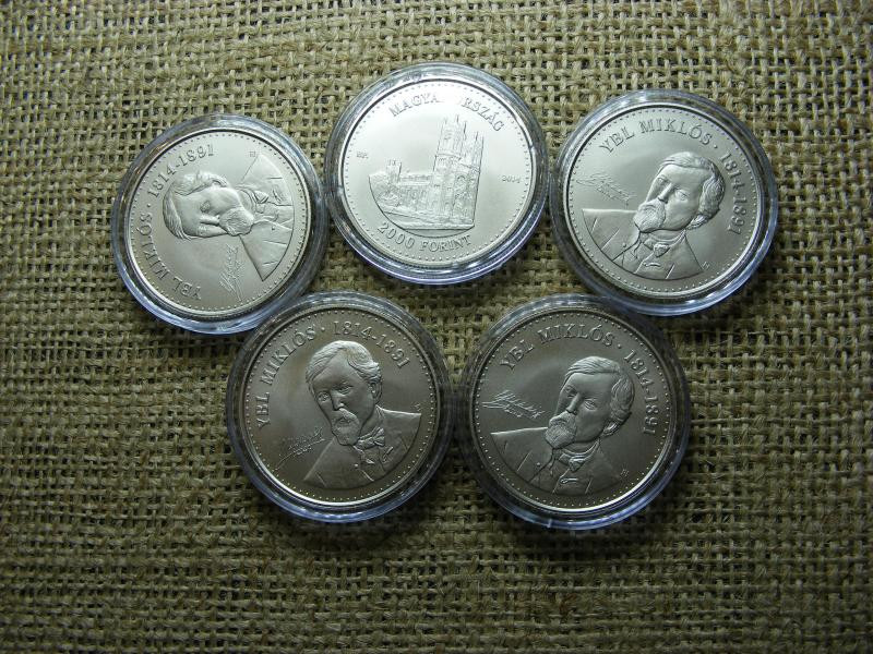 2000 forintos érme, 2014, Ybl Miklós, BU