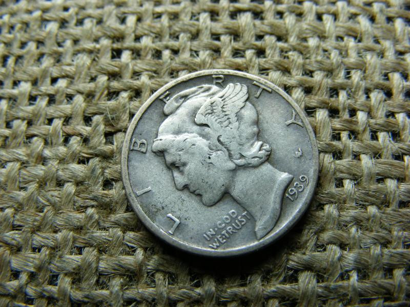 USA ezüst dime, 1939