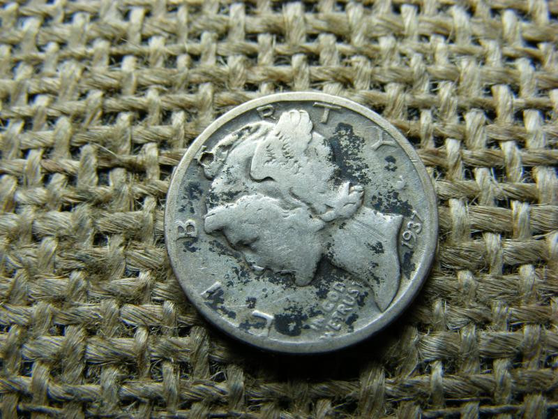 USA ezüst dime, 1937