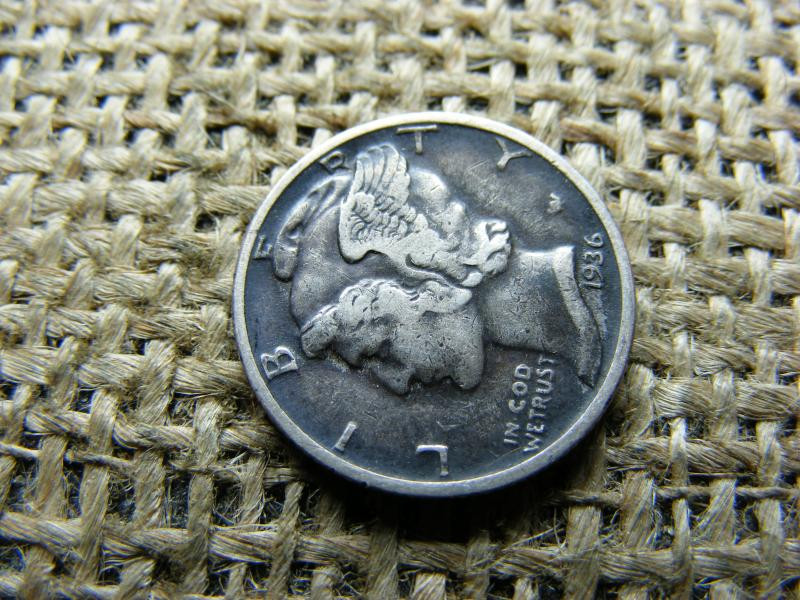 USA Ezüst Dime Érme, 1936