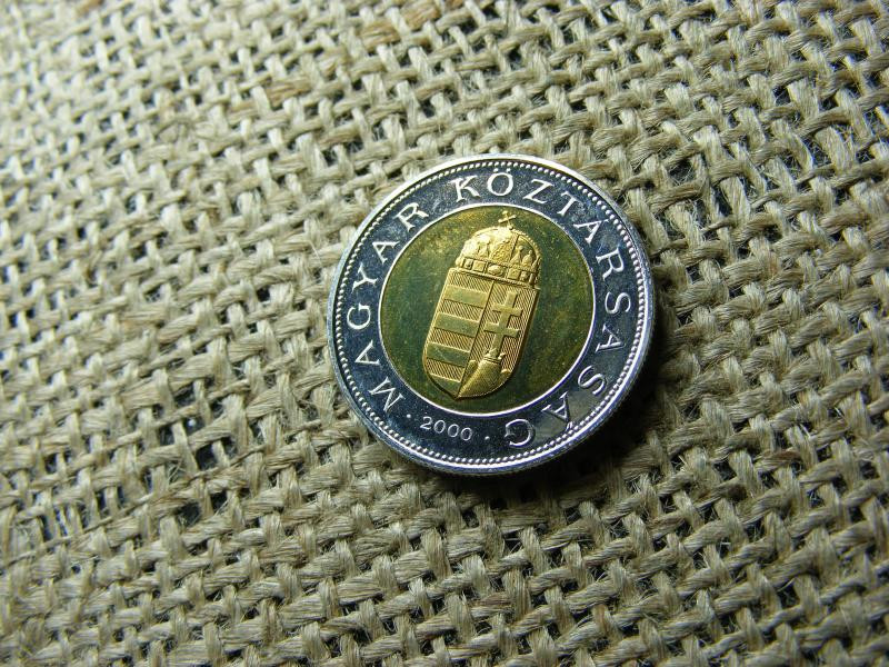 100 forintos érme, 2000, BU