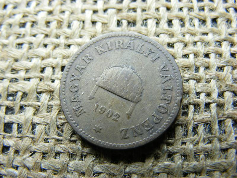 2 Fillér, 1902, Korona Érem