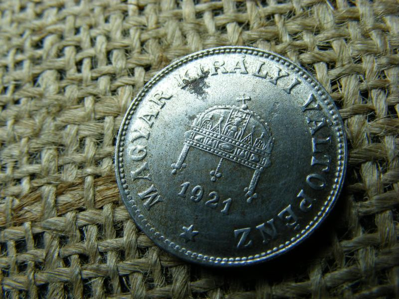 20 fillér, 1921, KB