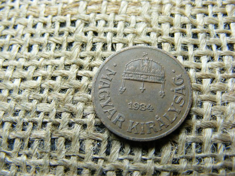 1 fillér, 1934, Magyarország