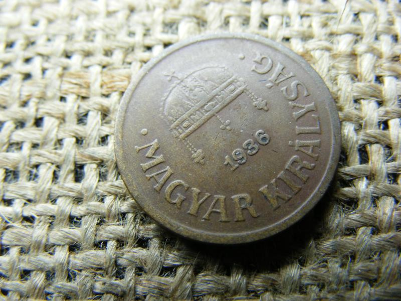 2 fillér, 1936, Magyarország