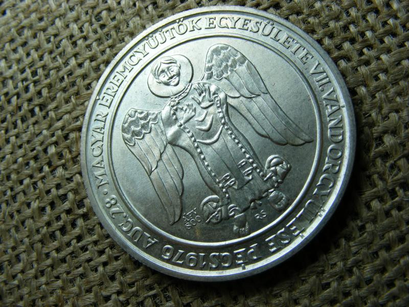 Ezüst MÉE Pécs - Mohács Érem, 1976, VII. Vándorgyűlés