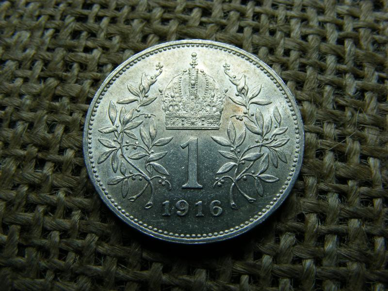 Ezüst 1 korona, 1916, Corona