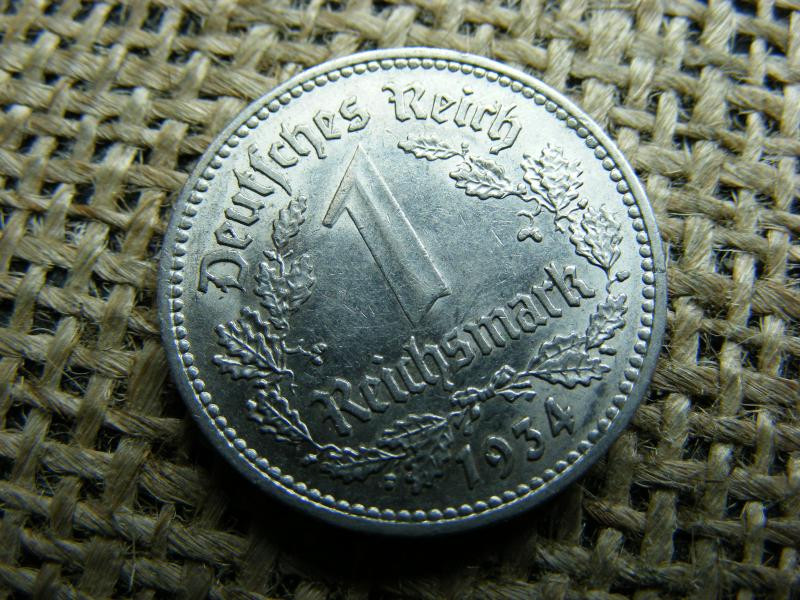 1 márka érme, 1934, Németország