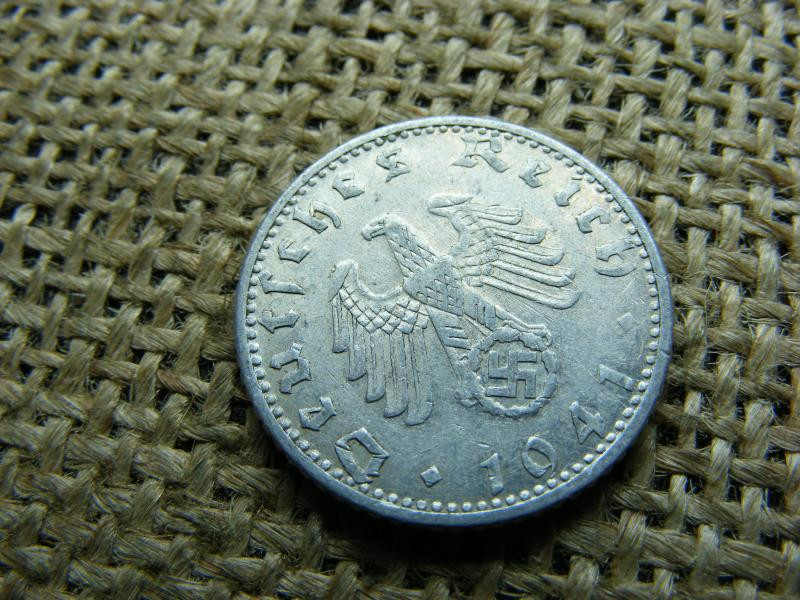 Birodalmi 50 pfennig, 1941 D