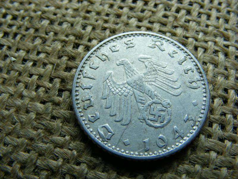 Birodalmi 50 pfennig, 1943 A