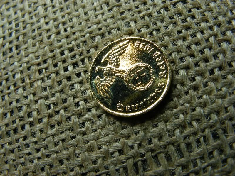 Aranyozott Birodalmi 5 Pfennig, 1938 A