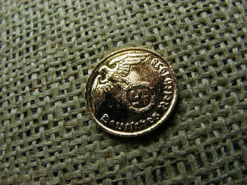 Aranyozott Birodalmi 2 Pfennig, 1938 E