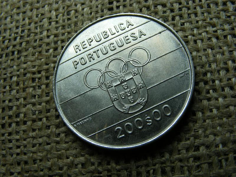 Portugália 200 Escudo, 1992, XXV Olimpiai Játékok