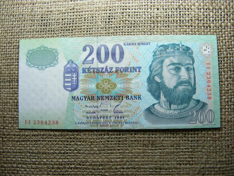 200 forintos bankjegy, 1998, FF, EF